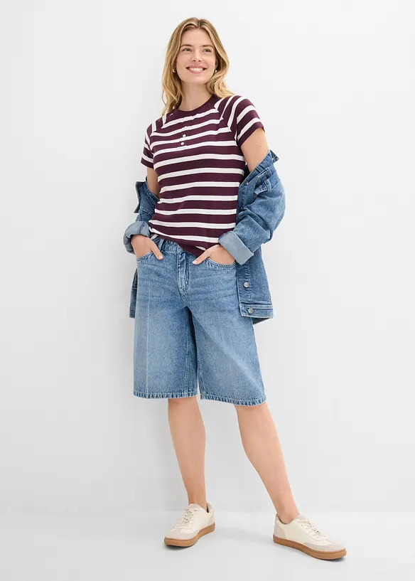 Maglia raglan in puro cotone (pacco da 2), bonprix