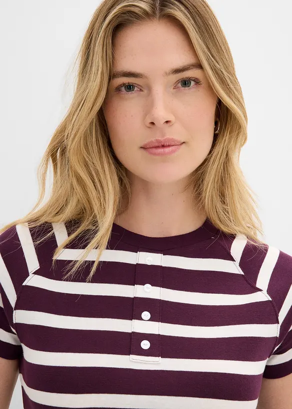 Maglia raglan in puro cotone (pacco da 2), bonprix