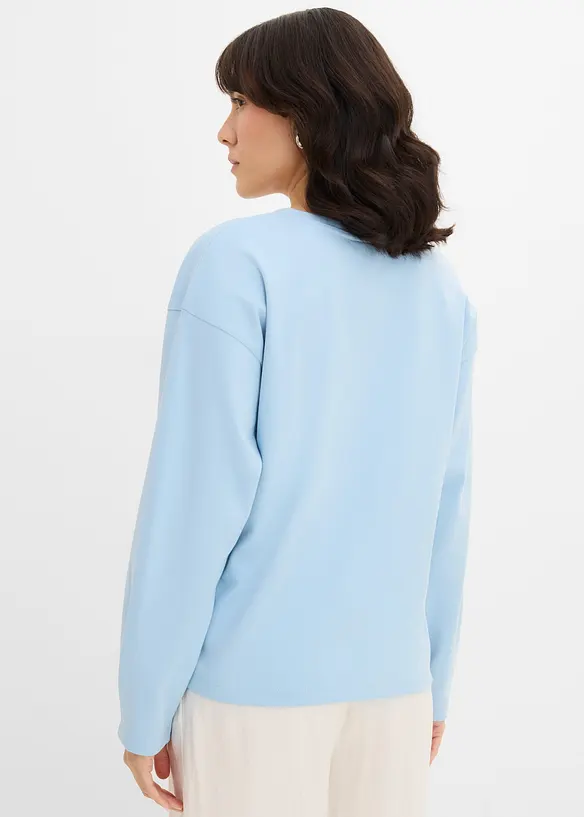 Maglia a maniche lunghe in puro cotone biologico, bonprix