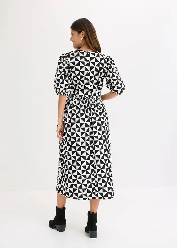Abito midi in puro cotone, bonprix