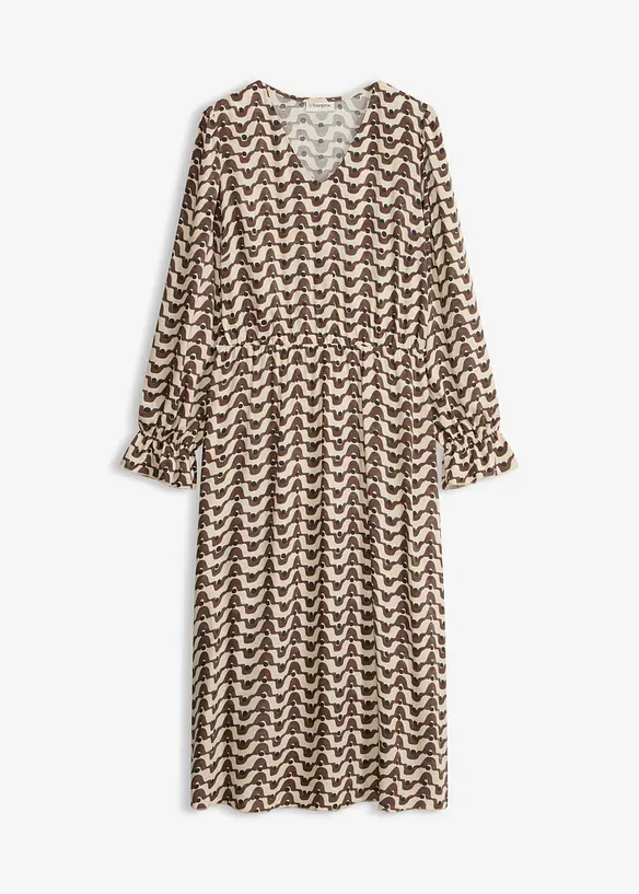 Abito midi in viscosa fluida, bonprix