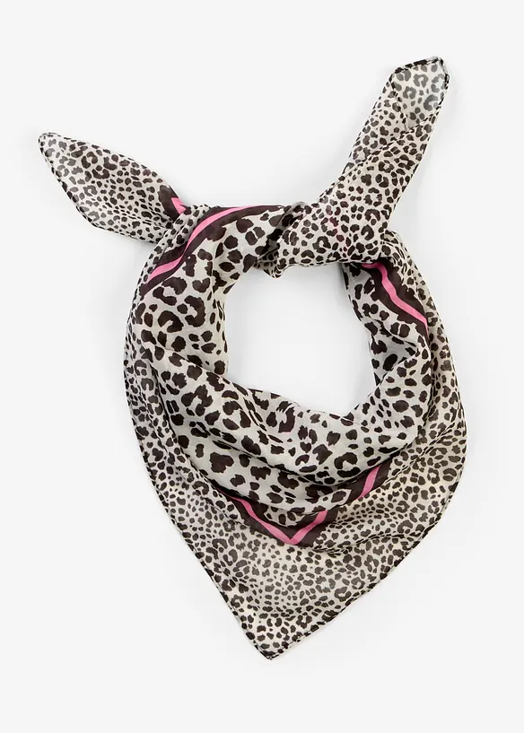 Foulard con fantasia leopardata, bonprix