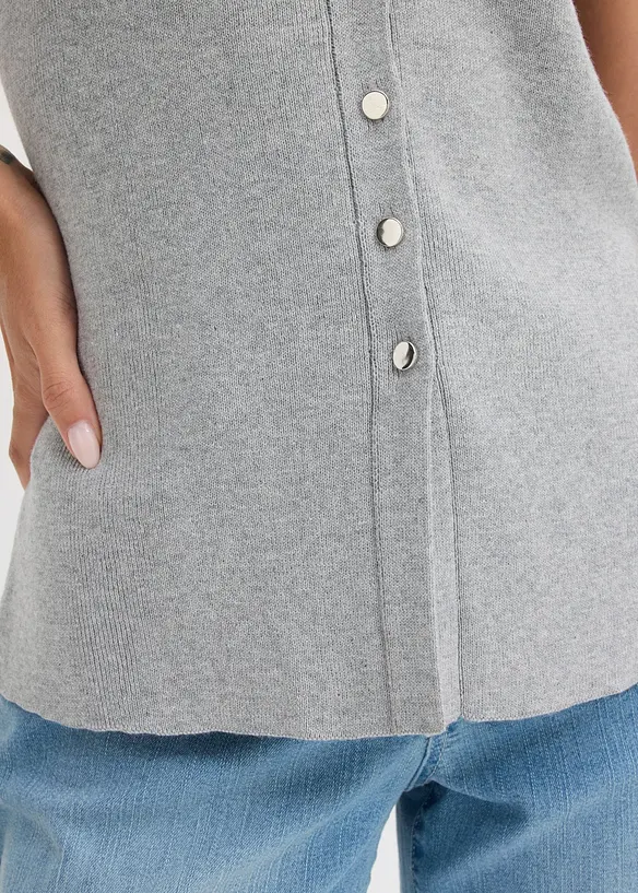 Gilet in maglia con scollo a V, bonprix