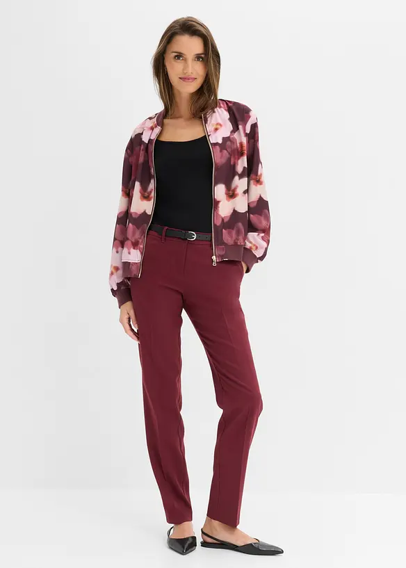 Pantaloni da completo con pieghe stirate, bonprix