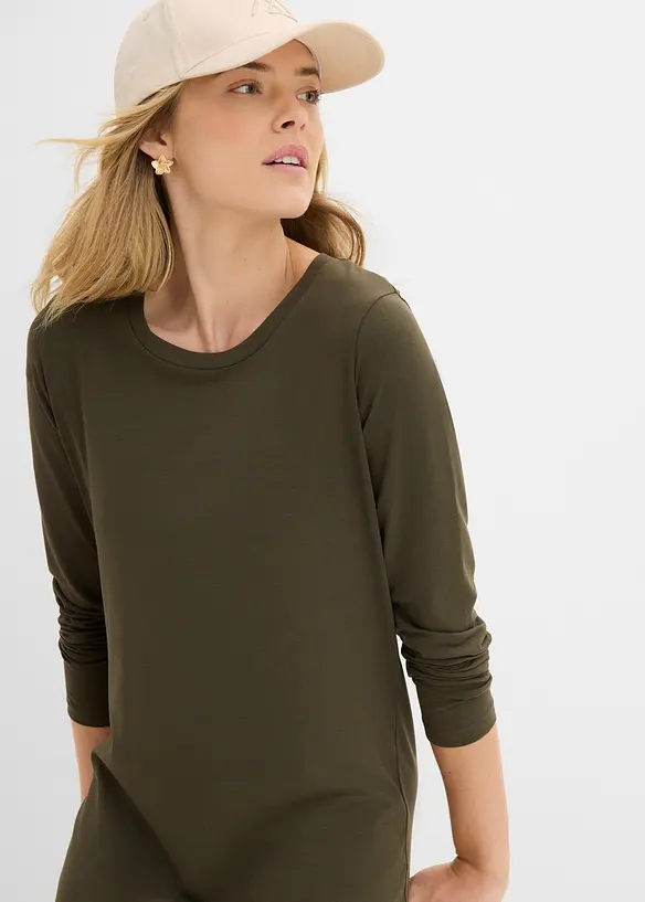 Abito in jersey di cotone elasticizzato (pacco da 2), bonprix