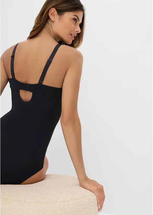 Body con ferretto ed effetto modellante medio, bonprix