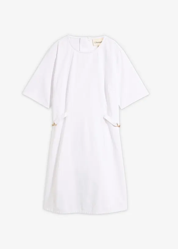 Abito in jeans di cotone elasticizzato, bonprix