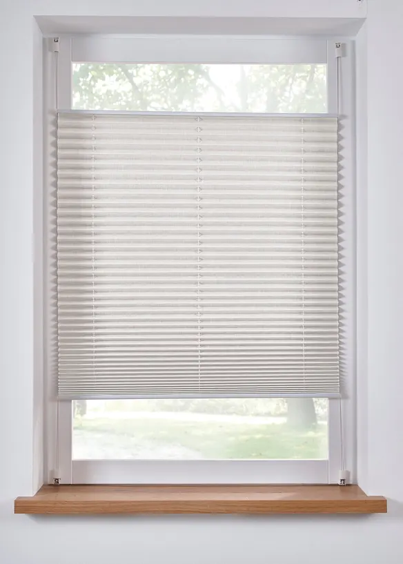 Tenda plissettata oscurante con trama operata, bonprix