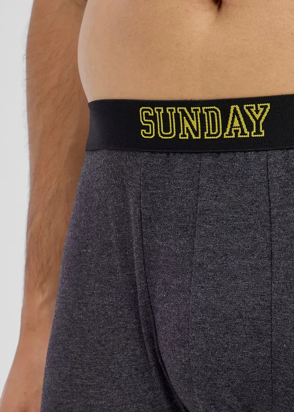 Boxer lunghi aderenti con cotone (pacco da 7), bonprix
