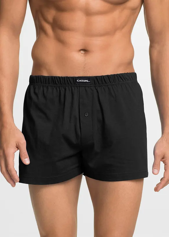 Boxer larghi in jersey di cotone (pacco da 3), bonprix