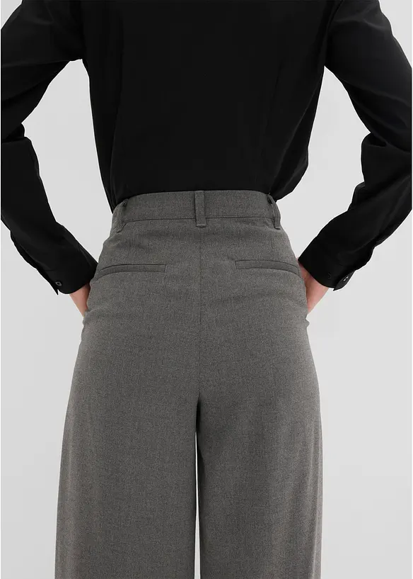 Pantaloni a palazzo con pinces, bonprix