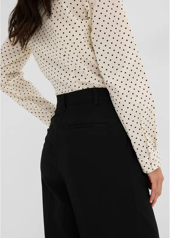 Pantaloni a palazzo con pinces, bonprix