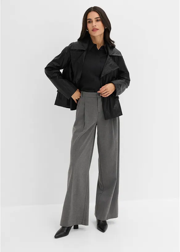 Pantaloni a palazzo con pinces, bonprix