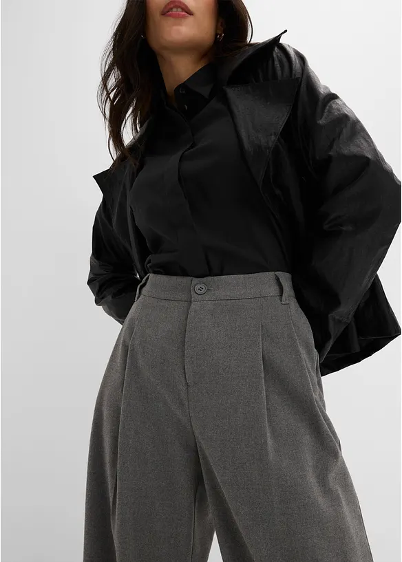 Pantaloni a palazzo con pinces, bonprix