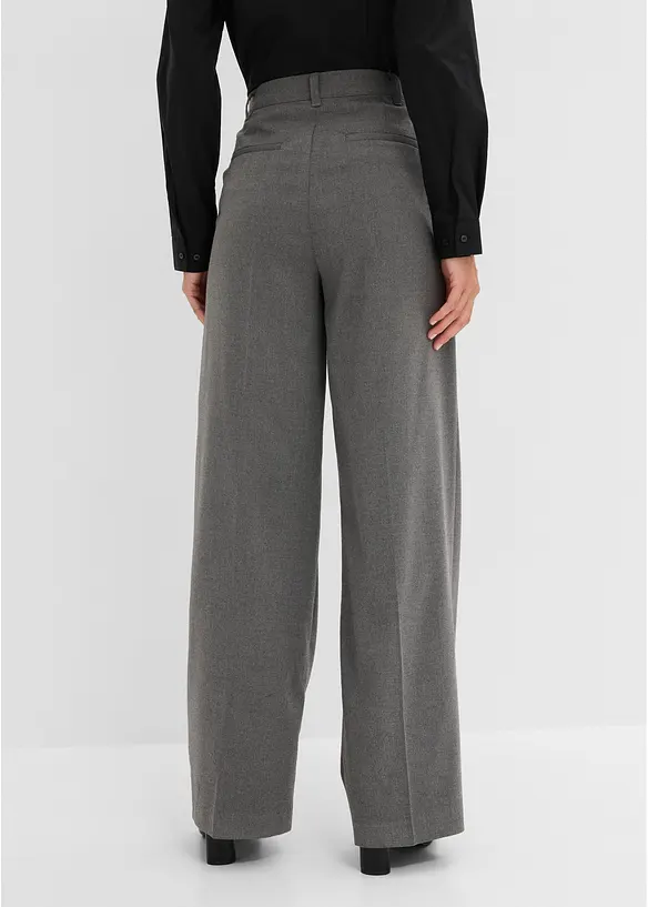 Pantaloni a palazzo con pinces, bonprix
