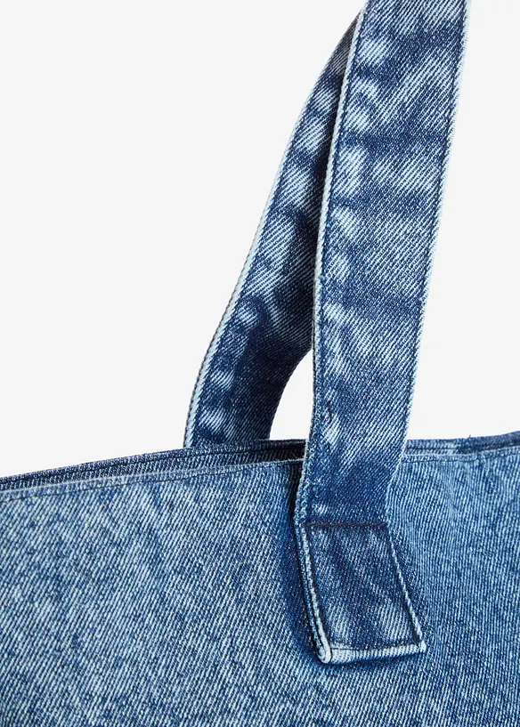 Borsa a mano in denim, bonprix