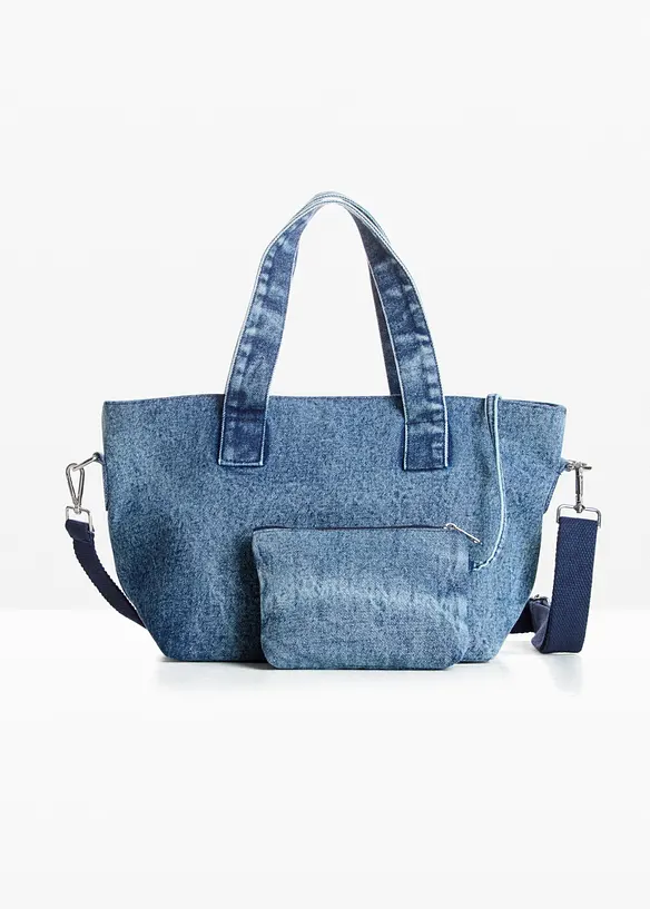 Borsa a mano in denim, bonprix