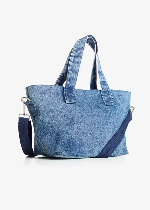 Borsa a mano in denim, bonprix