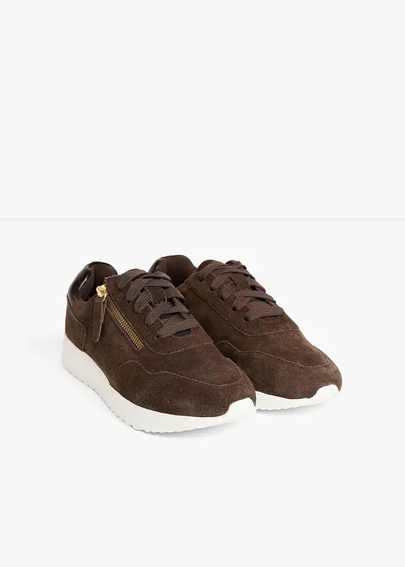 Sneaker in pelle scamosciata, bonprix