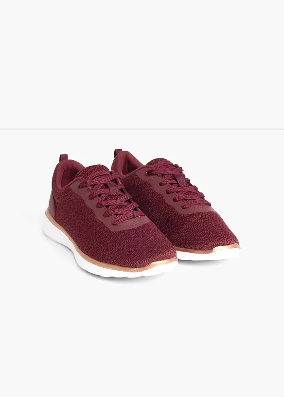 Sneaker comfort con soletta imbottita, bonprix