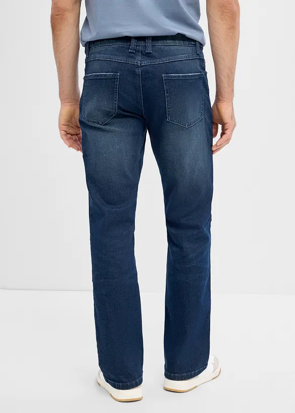 Jeans bootcut regular fit con vita elasticizzata, bonprix