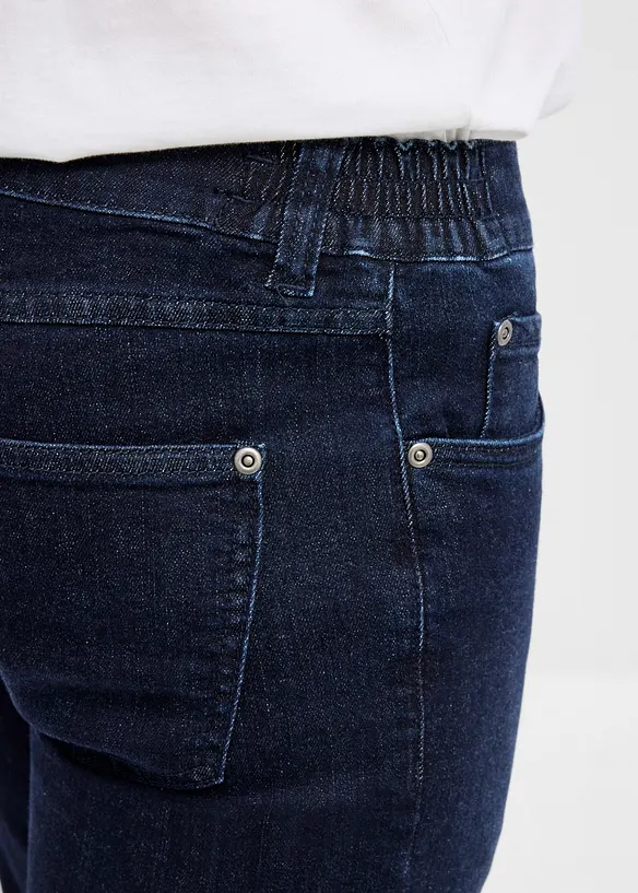 Jeans slim fit con vita elastica, straight, bonprix