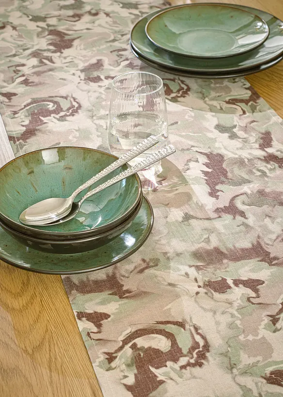 Runner da tavola con percentuale di lino, bonprix