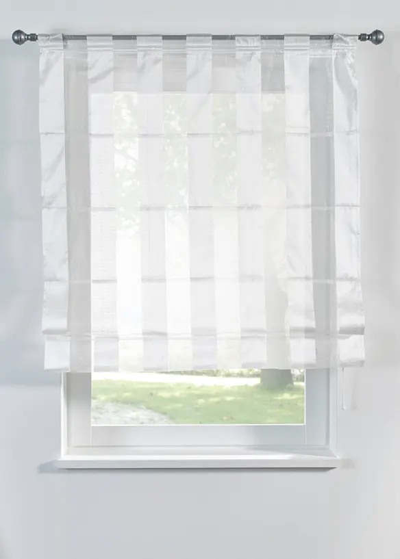 Tenda a pacchetto a righe, disponibile in molte misure, bonprix