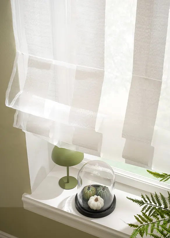 Tenda a pacchetto a righe, disponibile in molte misure, bonprix