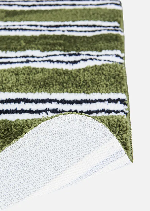 Tappeto da bagno a righe in lavorazione tufting, bonprix