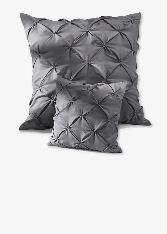 Copricuscino con arricciature (pacco da 2), bonprix