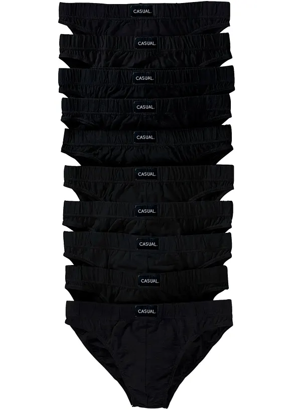 Slip con morbido cotone (pacco da 10), bonprix