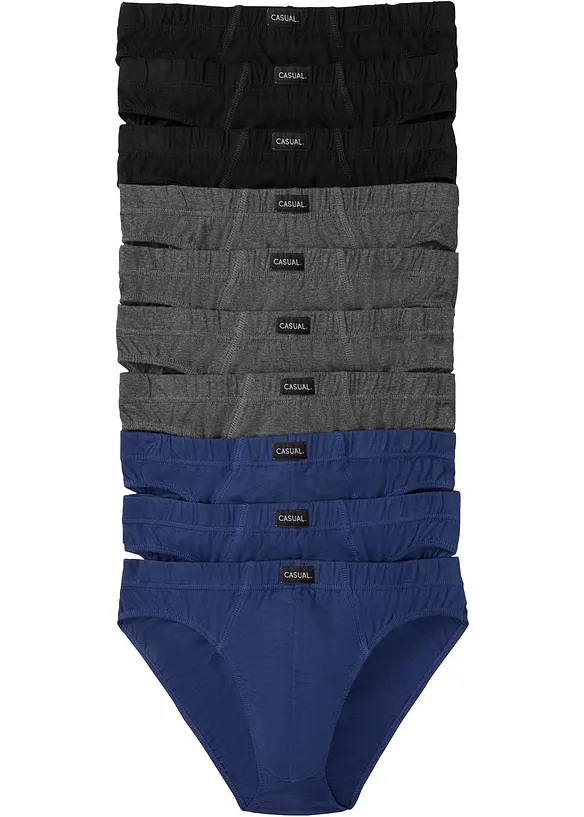 Slip con morbido cotone (pacco da 10), bonprix