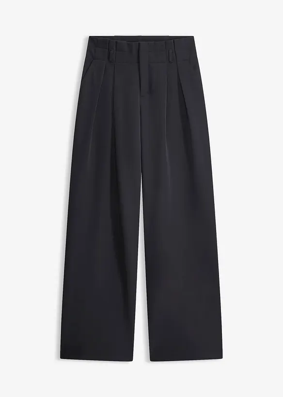 Pantaloni con pinces e vita comoda, bonprix