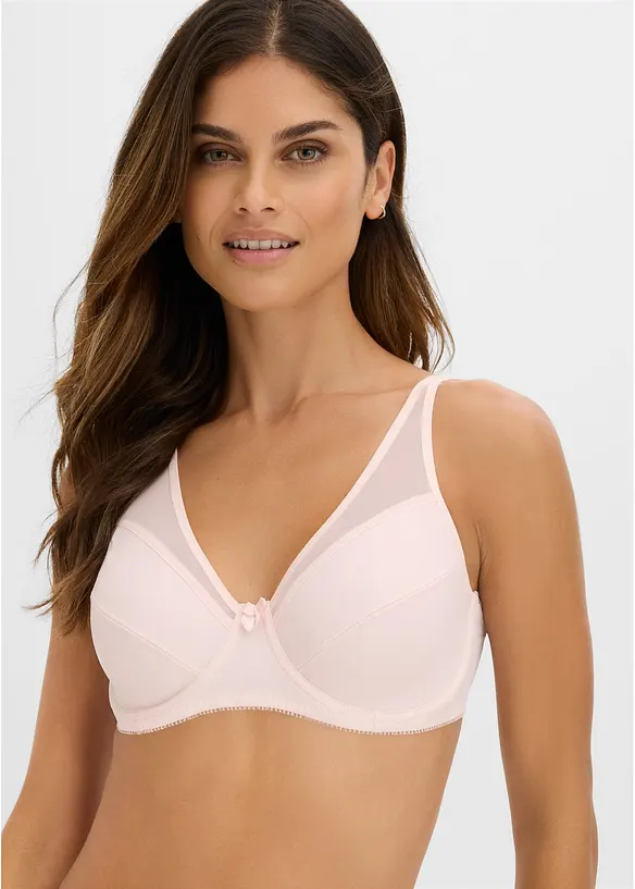 Reggiseno con ferretto e mesh (pacco da 2), bonprix