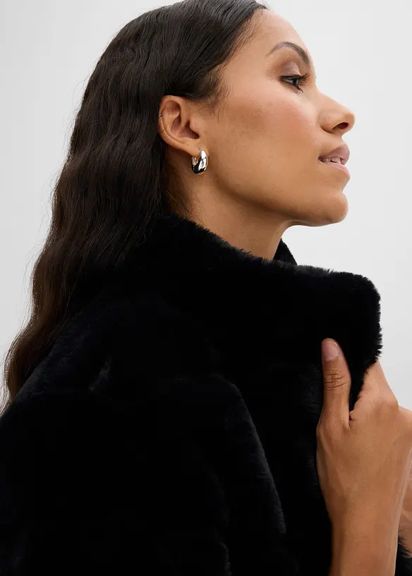 Cappotto in pelliccia ecologica, bonprix