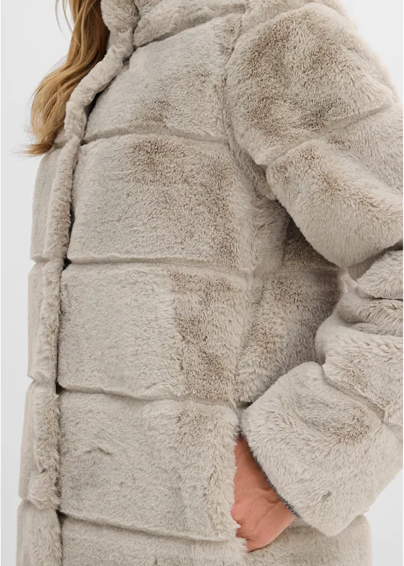 Cappotto in pelliccia ecologica, bonprix