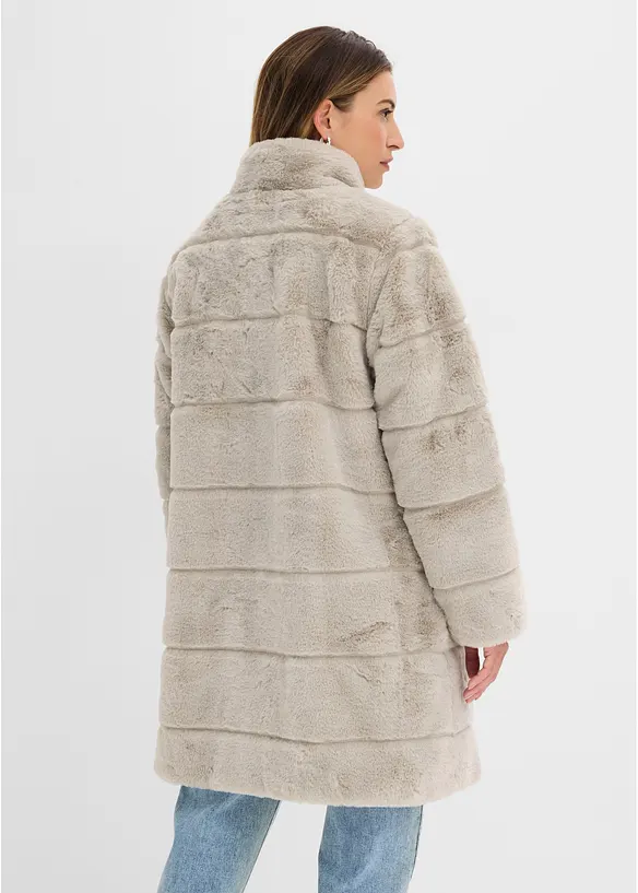 Cappotto in pelliccia ecologica, bonprix