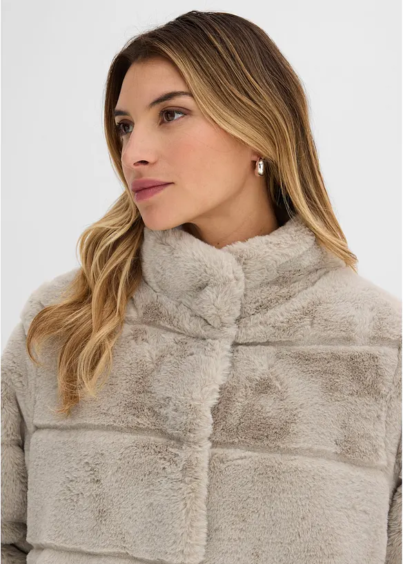 Cappotto in pelliccia ecologica, bonprix