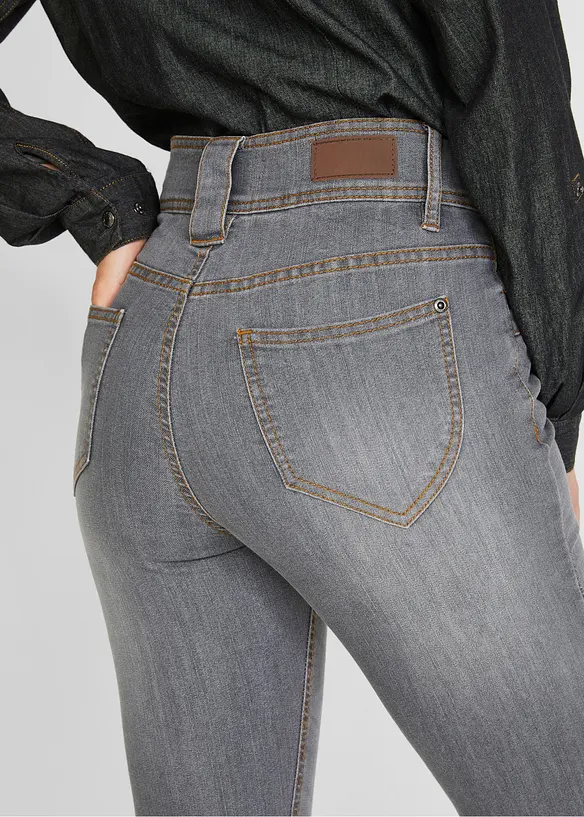 Jeans elasticizzati  confortevoli slim fit, vita alta, bonprix