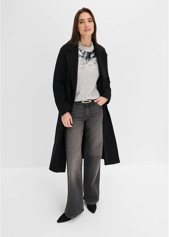 Maglione con paillettes colorate, bonprix