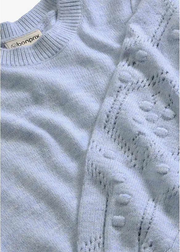 Maglione con motivo traforato, bonprix