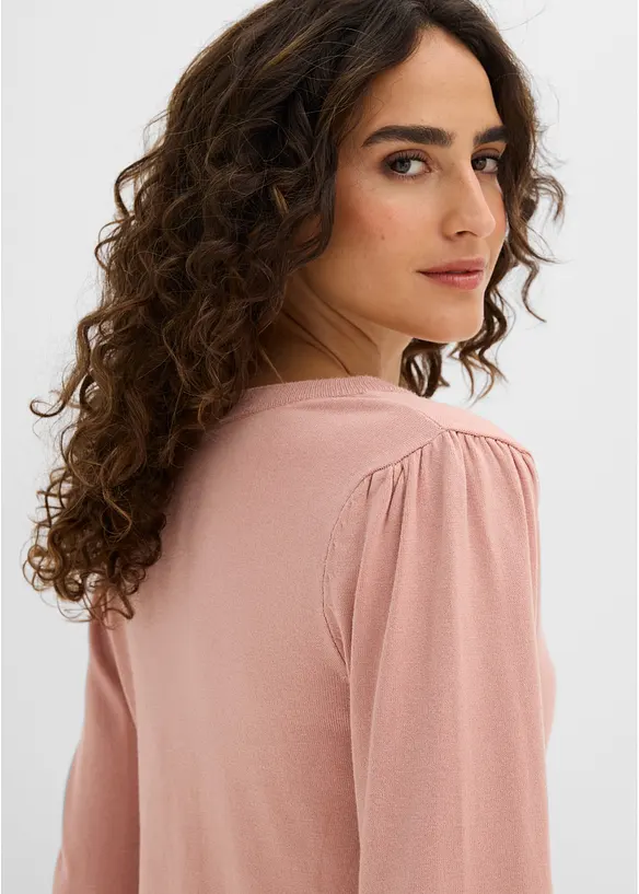 Maglione in filato fine misto viscosa, bonprix