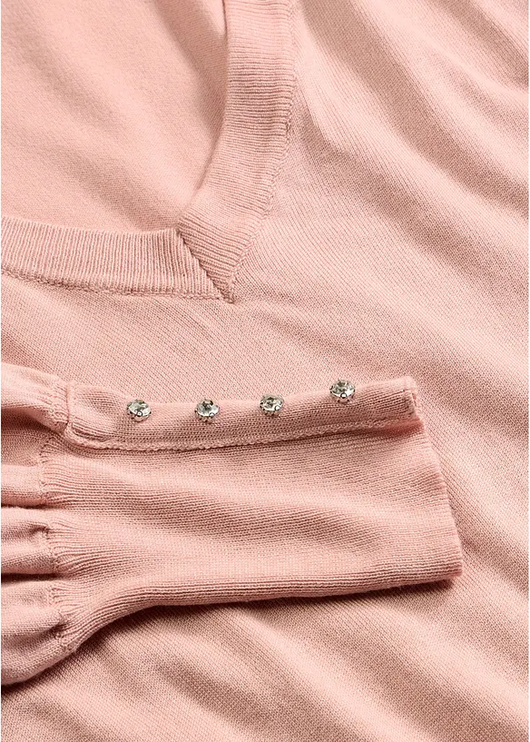 Maglione in filato fine misto viscosa, bonprix