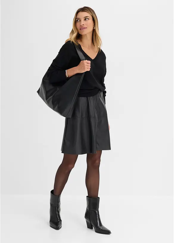 Maglione oversize in misto viscosa, bonprix