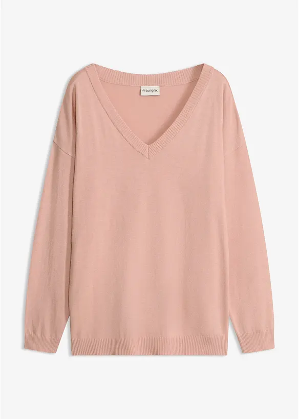 Maglione oversize in misto viscosa, bonprix