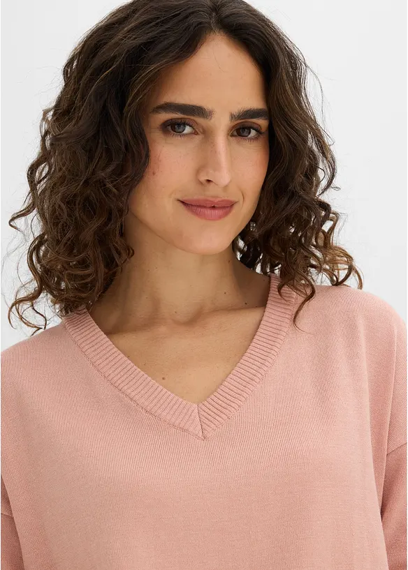 Maglione oversize in misto viscosa, bonprix