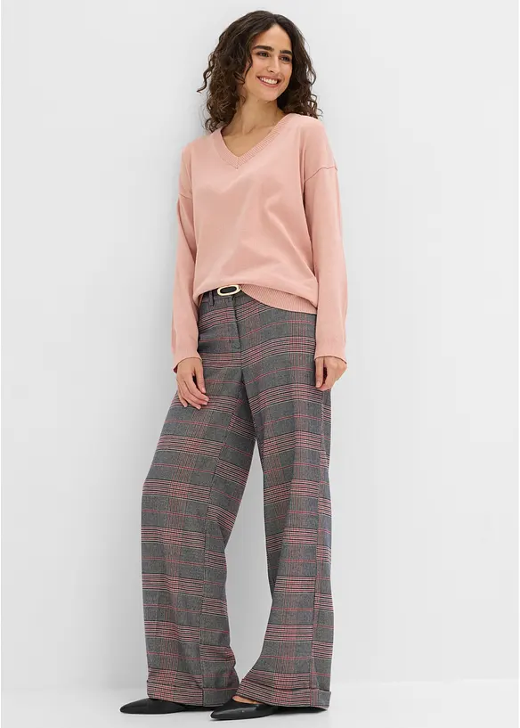 Maglione oversize in misto viscosa, bonprix