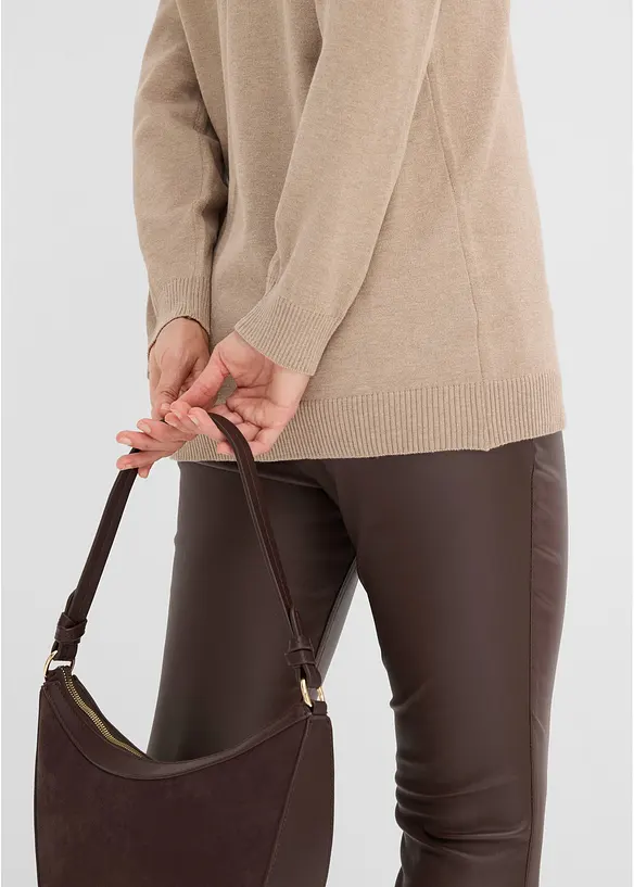 Maglione oversize in misto viscosa, bonprix