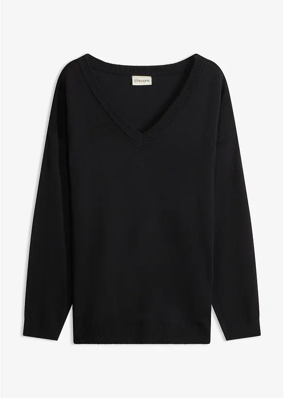 Maglione oversize in misto viscosa, bonprix